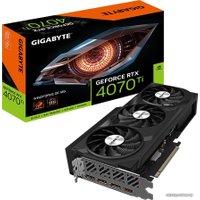 Видеокарта Gigabyte GeForce RTX 4070 Ti Windforce OC 12G GV-N407TWF3OC-12GD