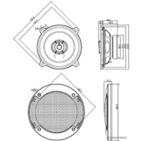 Коаксиальная АС Blaupunkt ICx 542