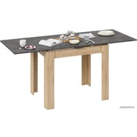 Кухонный стол Трия Промо тип 3 (дуб крафт золотой/ателье темное)