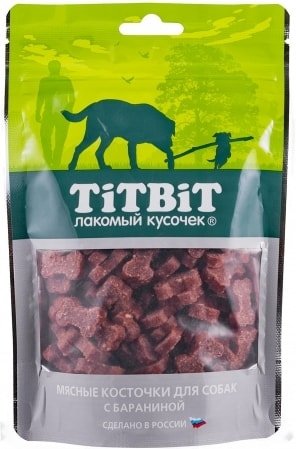 

Лакомство для собак TiTBiT Косточки мясные с ягненком 145 г