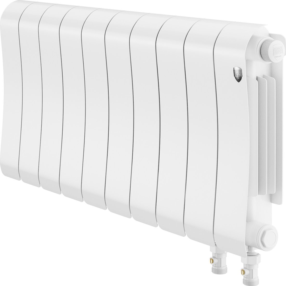 

Биметаллический радиатор Royal Thermo Infinity 300 Bianco Traffico VR80 - 10 секций