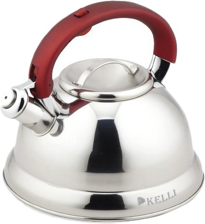 

Чайник со свистком KELLI KL-4304 (красный)