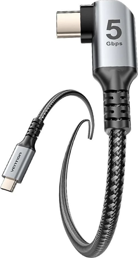 

Кабель Vention TAZHJ USB 3.2 Gen1 Type-C - USB 3.2 Gen1 Type-C (5 м, черный)