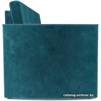 Диван Мебель-АРС Санта №2 (бархат сине-зеленый Star Velvet 43 Black Green)