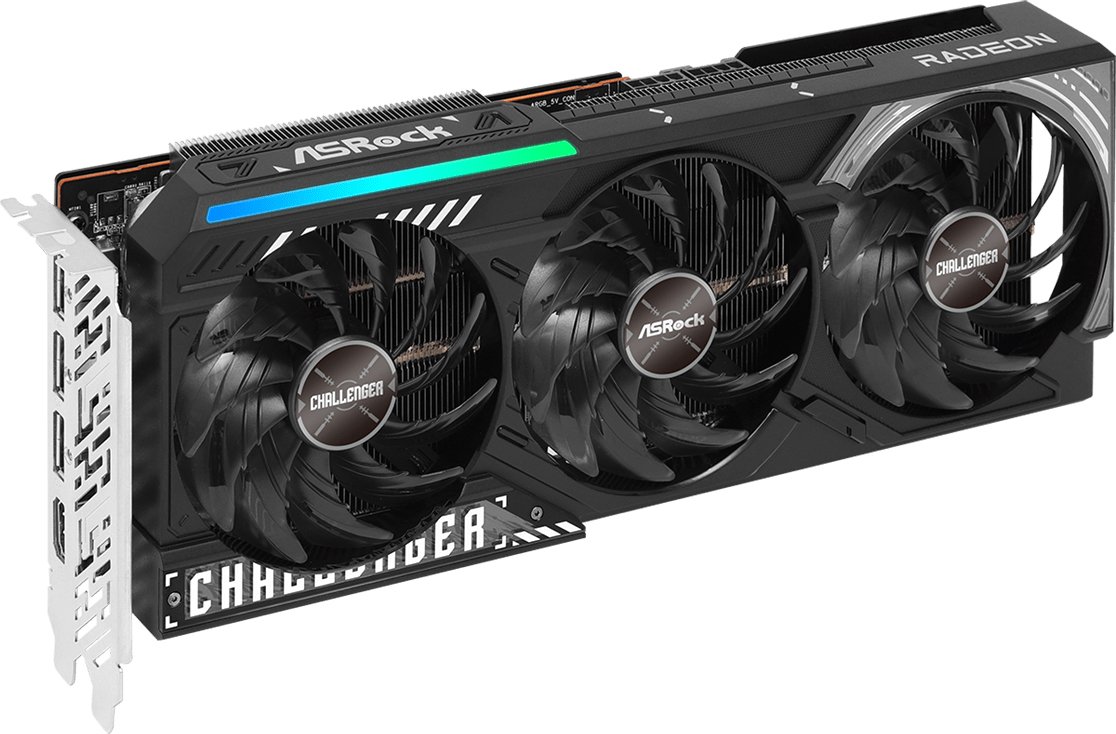 

Видеокарта ASRock AMD Radeon RX 9070 Challenger 16GB RX9070 CL 16G