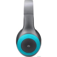 Наушники Digma BT-15 (черный/голубой)