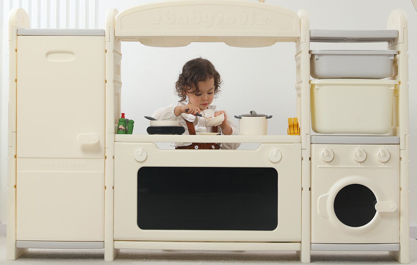 

Детская кухня UNIX kids Cook & Store 2 (серый)