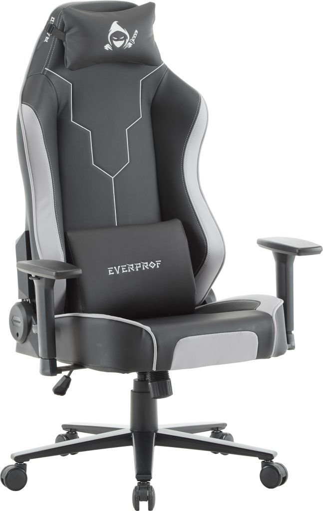 

Игровое (геймерское) кресло Everprof Rapid (экокожа, серый)