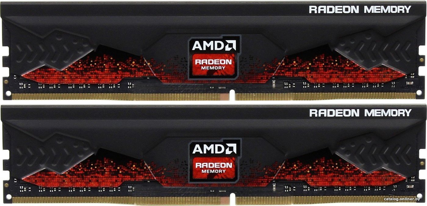 Оперативная память AMD Radeon R9 Gamer Series 2x32GB DDR4 PC4-25600 R9S464G3206U2K