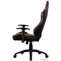 Игровое (геймерское) кресло AeroCool AC120 AIR (черный/оранжевый)