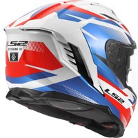 Мотошлем LS2 FF818 Storm III Komai (3XL, белый/синий/красный)