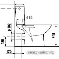 Унитаз напольный Jika Zeta [8.2539.6.000.242.9] (без сиденья)