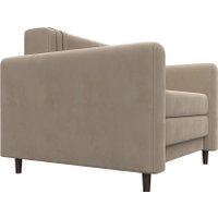 Кресло-кровать Лига диванов Лига-070 132556 (велюр Seven 729 бежевый)