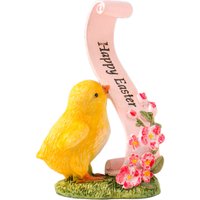 Статуэтка Sima-Land Цыпленок с цветочной лентой с пожеланием 10927829