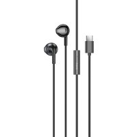 Наушники Hoco M115 USB Type-C (черный/серый)