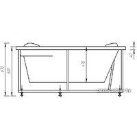 Ванна Aquatek Галатея 135x135