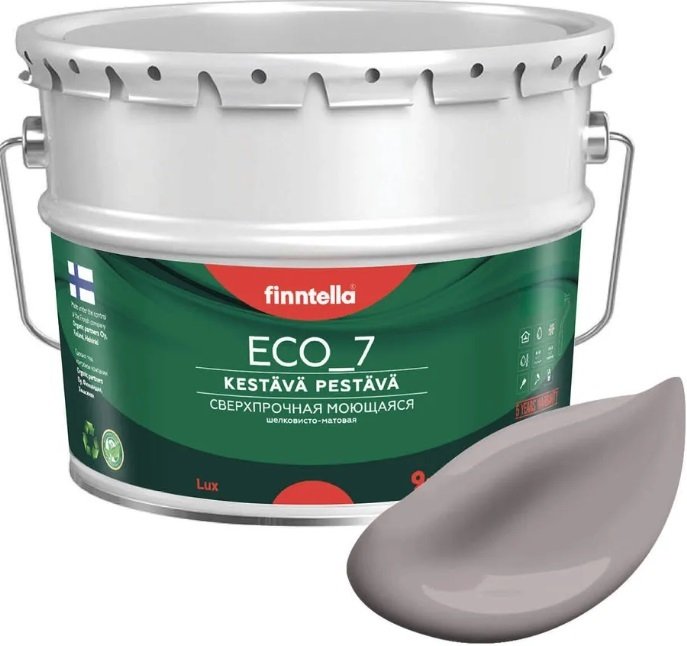 

Краска Finntella Eco 7 Violetti Usva F-09-2-9-FL106 9 л (серо-лиловый)