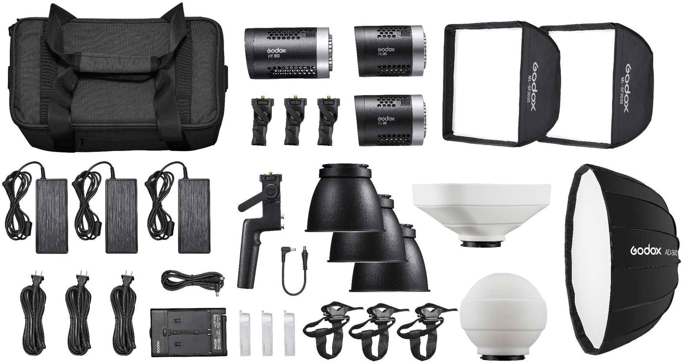 Комплект студийного света Godox ML-KIT1 для видеосъемки