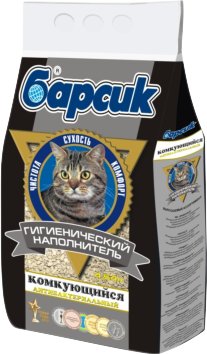 

Наполнитель для туалета Барсик Комкующийся 4.54 л