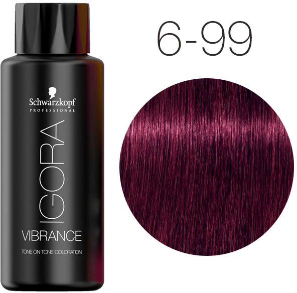 

Краситель прямого действия Schwarzkopf Professional Igora Vibrance 6-99 60 мл