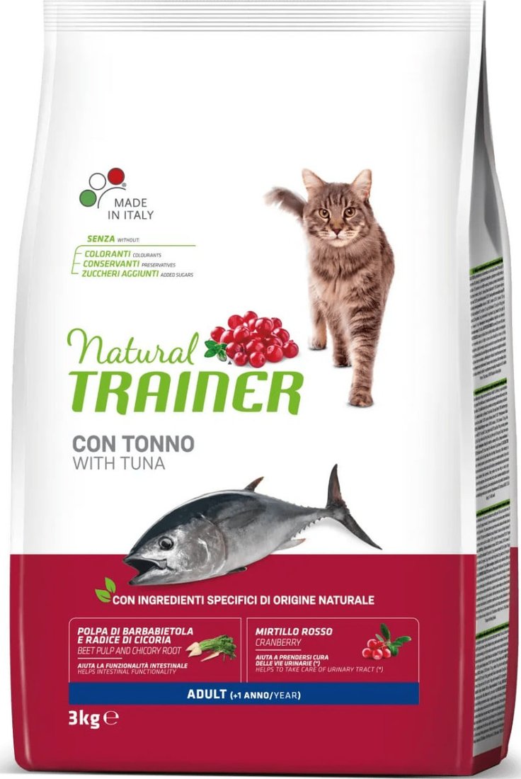 Сухой корм для кошек Trainer Natural Cat Adult Корм сухой для кошек с тунцом 3 кг