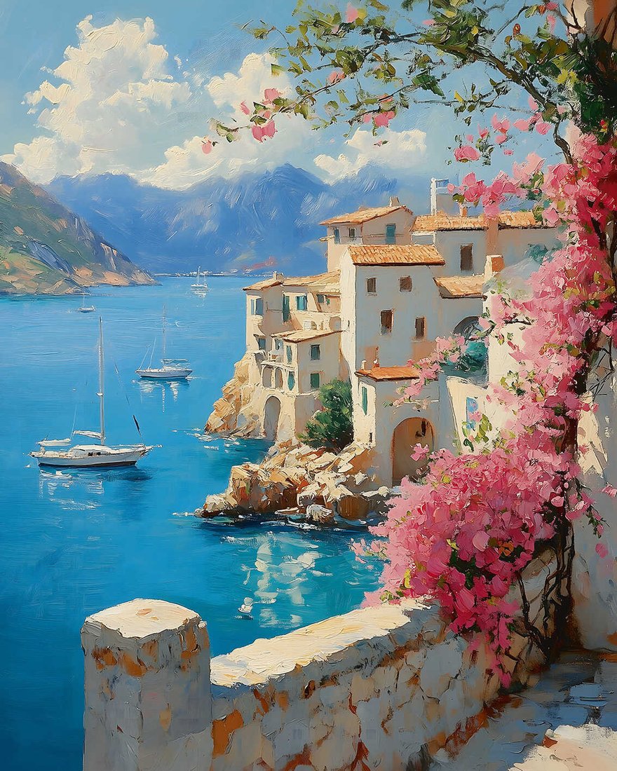 

Алмазная мозаика Феникс+ Озеро Комо 71380