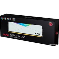 Оперативная память ADATA XPG Spectrix D50 RGB 16ГБ DDR4 3600 МГц AX4U360016G18I-SW50