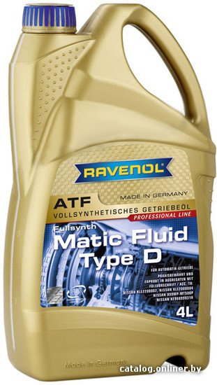 Трансмиссионное масло Ravenol ATF Matic Fluid Type D 4л