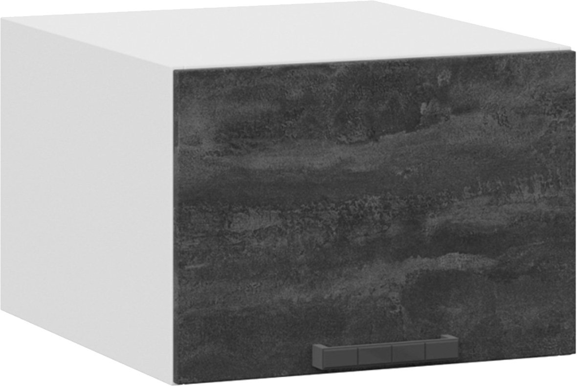 

Шкаф навесной Трия Детройт 1В5ГП (белый/угольный камень)