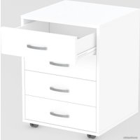 Тумба Seven Dreams SD-253 выкатная 4 ящика (белый)