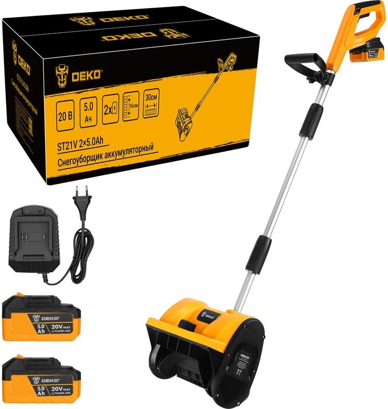 

Снегоуборщик Deko ST21V 085-4444 (с 2-мя АКБ)