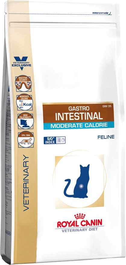 

Сухой корм для кошек Royal Canin Gastro Intestinal Moderate Calorie GIM35 0.4 кг