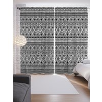 Комплект штор JoyArty Этнические узоры p_64977 (145x265)