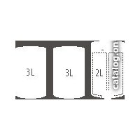 Пакеты для мусора Brabantia PerfectFit V 2 - 3 л 137228 (10 шт, белый)