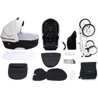 Универсальная коляска BEBETTO Torino (2 в 1, 01, белая рама)