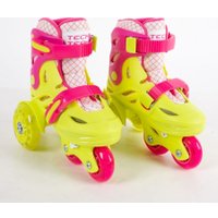 Роликовые коньки Tech Team Bloom (р.31-35, лайм)