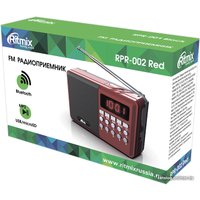 Радиоприемник Ritmix RPR-002 (красный)