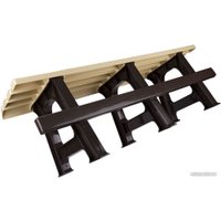 Скамейка Альтернатива М4910 (бежево-коричневый)