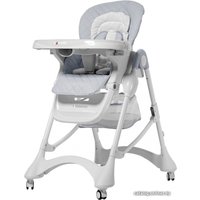 Высокий стульчик Carrello Caramel (cloud grey)