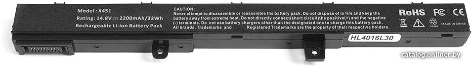 Аккумуляторы для ноутбуков ASUS X451, X551CA Series 14.8V 2200mAh