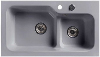 Кухонная мойка Belux SG-REC-DUO 8045-01 (серый сланец)