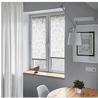 Рулонные шторы Delfa Сантайм Глория СРШ-01М 276 (43x170, роза белая)