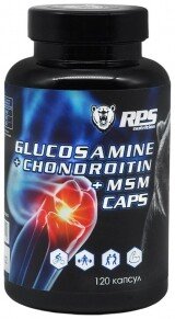 Комплекс RPS Nutrition Glucosamine+Chondroitin+MSM Caps (120 шт)
