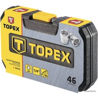 Набор трещотка с головками и битами TOPEX 38D640 (46 предметов)