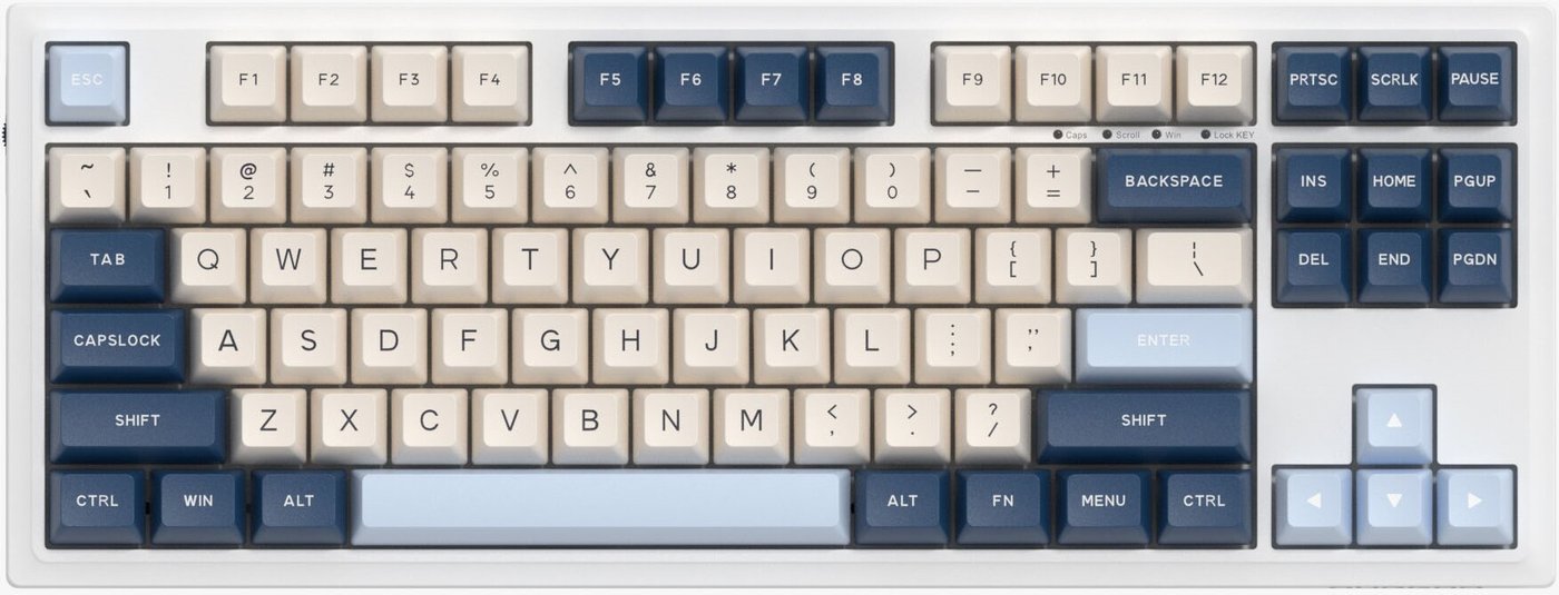 Клавиатура Durgod K100 HE Silvery (Gateron 20T Magnetic)
