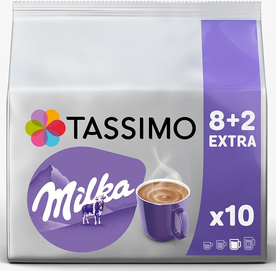 

Кофе в капсулах Tassimo Milka 8+2 шт