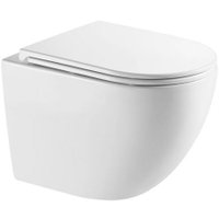 Унитаз подвесной AQUAme AQM2014PRO 52x36, смыв торнадо