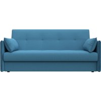 Диван Лига диванов Лига-018 книжка 125609 (рогожка амур голубой)