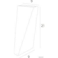 Уличный настенный светильник Arte Lamp Cometa A1524AL-1WH