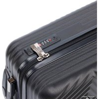 Чемодан-спиннер Torber T1919S 55 см (черный)